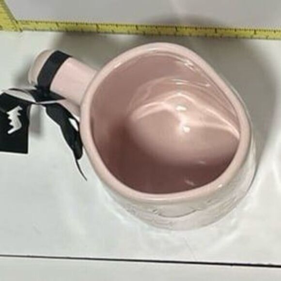 NWT-Rae Dunn Halloween Large 20oz Coffee Mug-Pink Ghosts & “BOO” - Picture 2 of 6